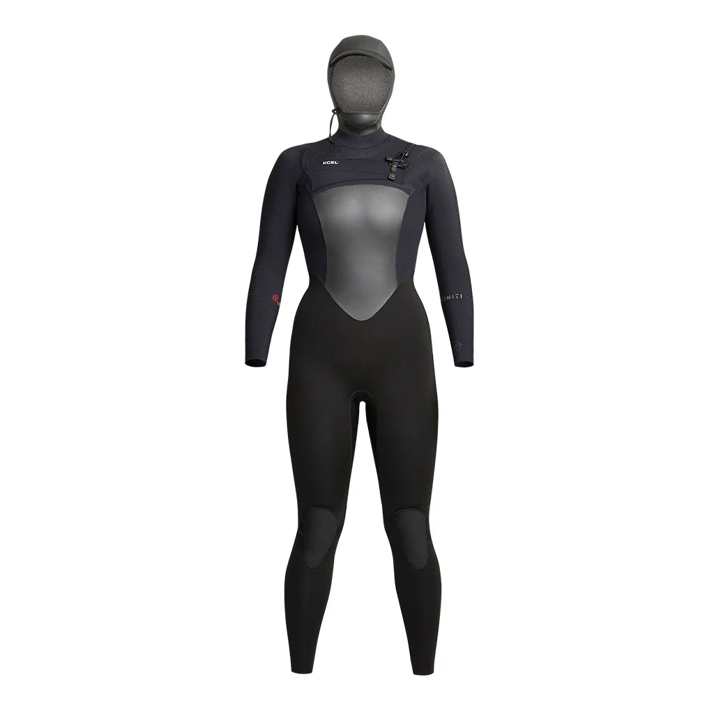Women's Infiniti Front Zip Hooded Full Wetsuit 5/4mm