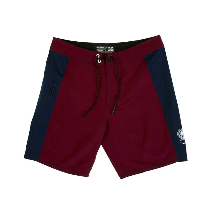 NFA 19" BURGUNDY/MIDNIGHT Octopus Board Shorts