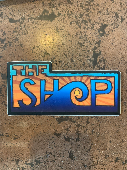 The Shop Color Sun 6” Sticker