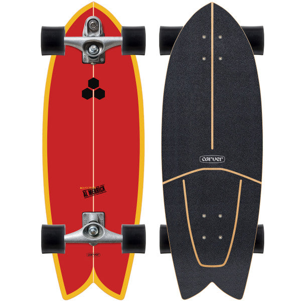 Carver x Channel Islands C7 Raw 29.25” Fish Surfskate Complete (V5)