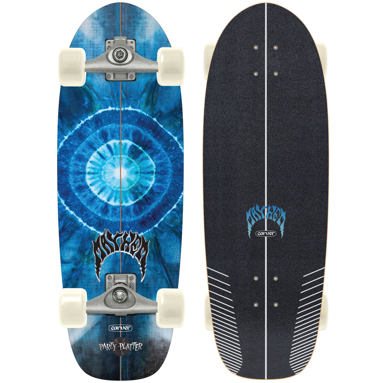 Carver C5 Raw 28“ LOST Party Platter Surfskate Complete (V5)