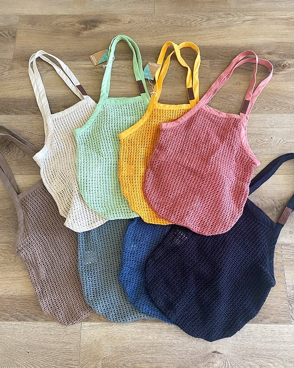 Sand Cloud Net Market Bag Natural