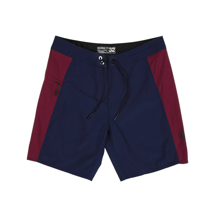 NFA 19" MIDNIGHT/BURGUNDY Octopus Board Shorts
