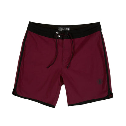 HONEY BUCKET 18" BURGUNDY Octopus Board Shorts