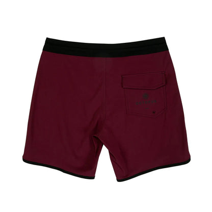 HONEY BUCKET 18" BURGUNDY Octopus Board Shorts