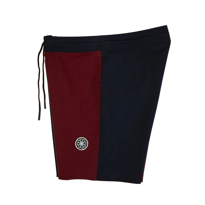 MR. HYDE 18" MIDNIGHT/BURGUNDY Octopus Boardshorts