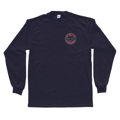 Sexwax Fluoro: Men's Long Sleeve T-Shirt: Black